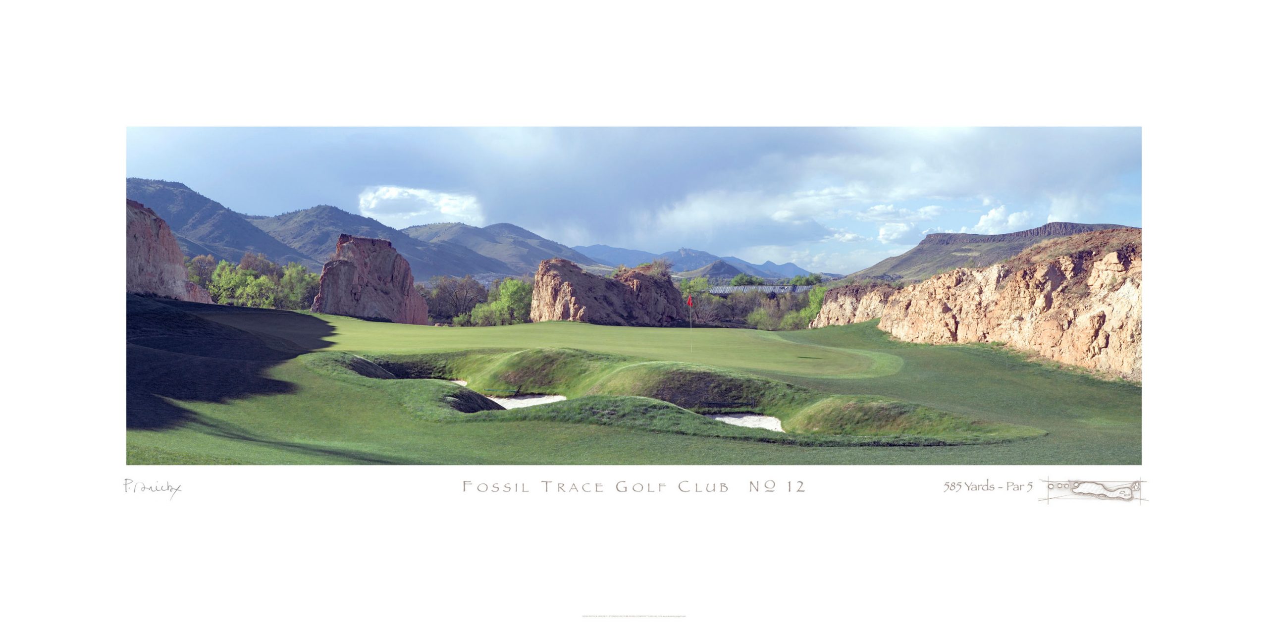 Fossil Trace No. 12 | Stonehouse Golf
